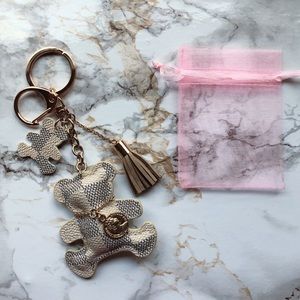 Purse charm/ keychain key ring